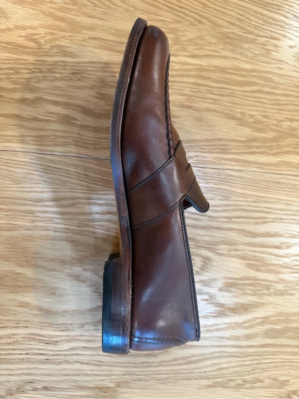 Allen Edmonds - Randolph Brown Leather Penny Loafers